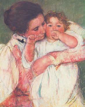 Mary Cassatt Mother and Child  vvv Sweden oil painting art